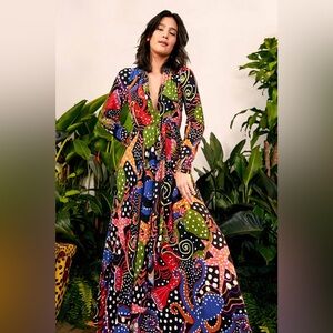 FARM Rio Colorful Maxi Dress